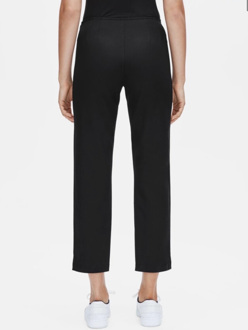 Eileen Fisher XXS Organic Cotton Slim Pant Side Zip Ankle Pant - Picture 2 of 9